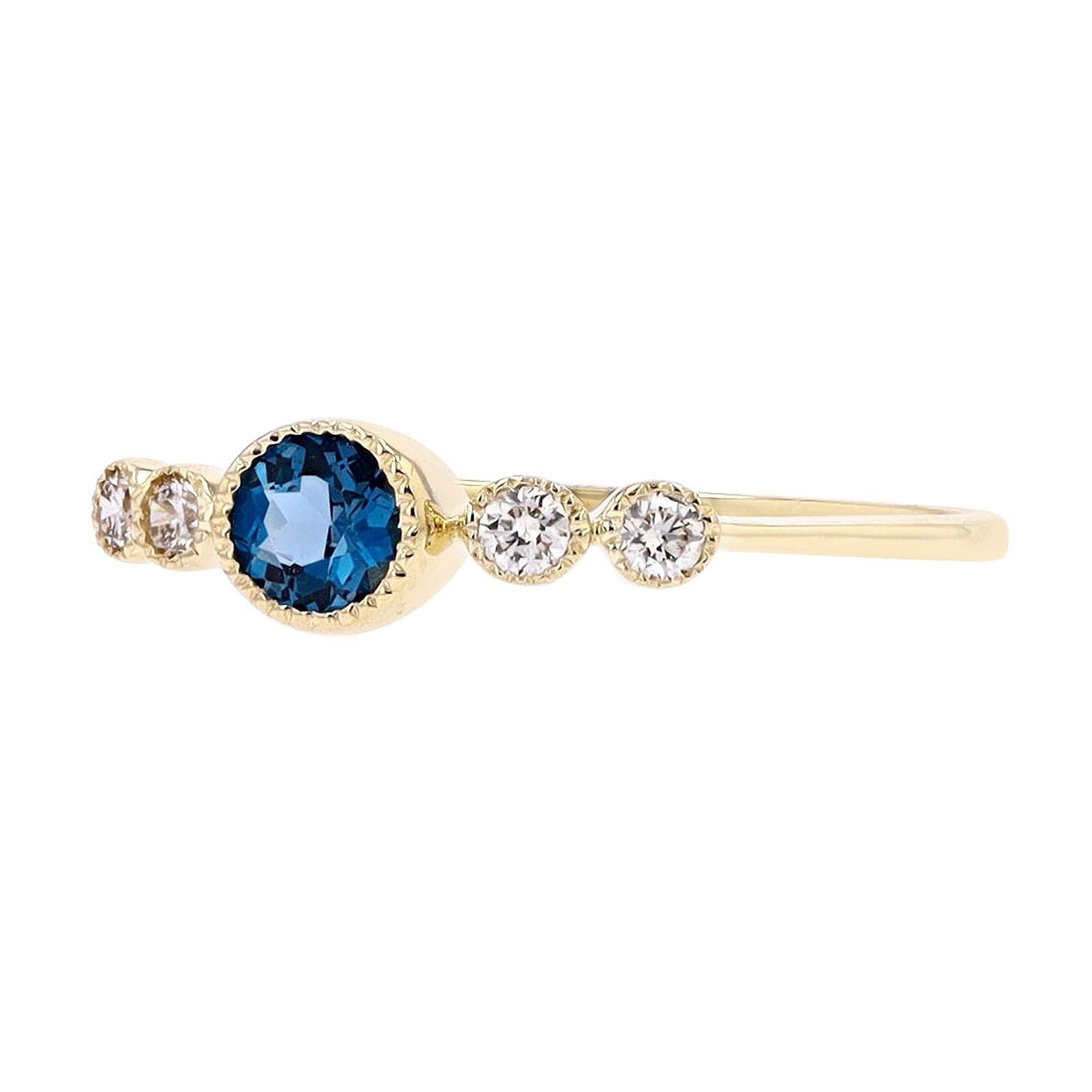 10K London Blue Topaz Ring<p><strong>More Colors Available</p></strong>