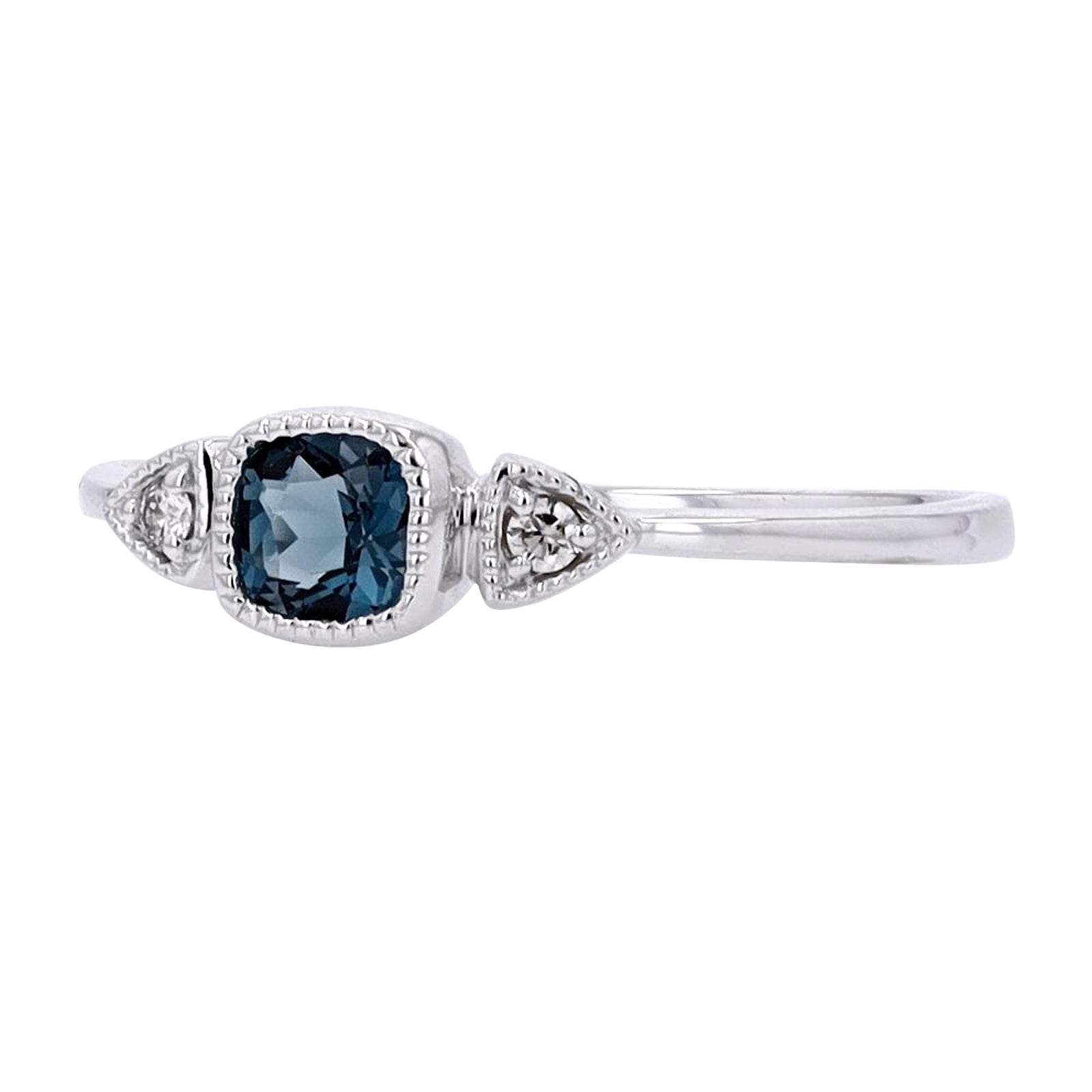10K London Blue Topaz Center Ring<p><strong>More Colors Available</p></strong>