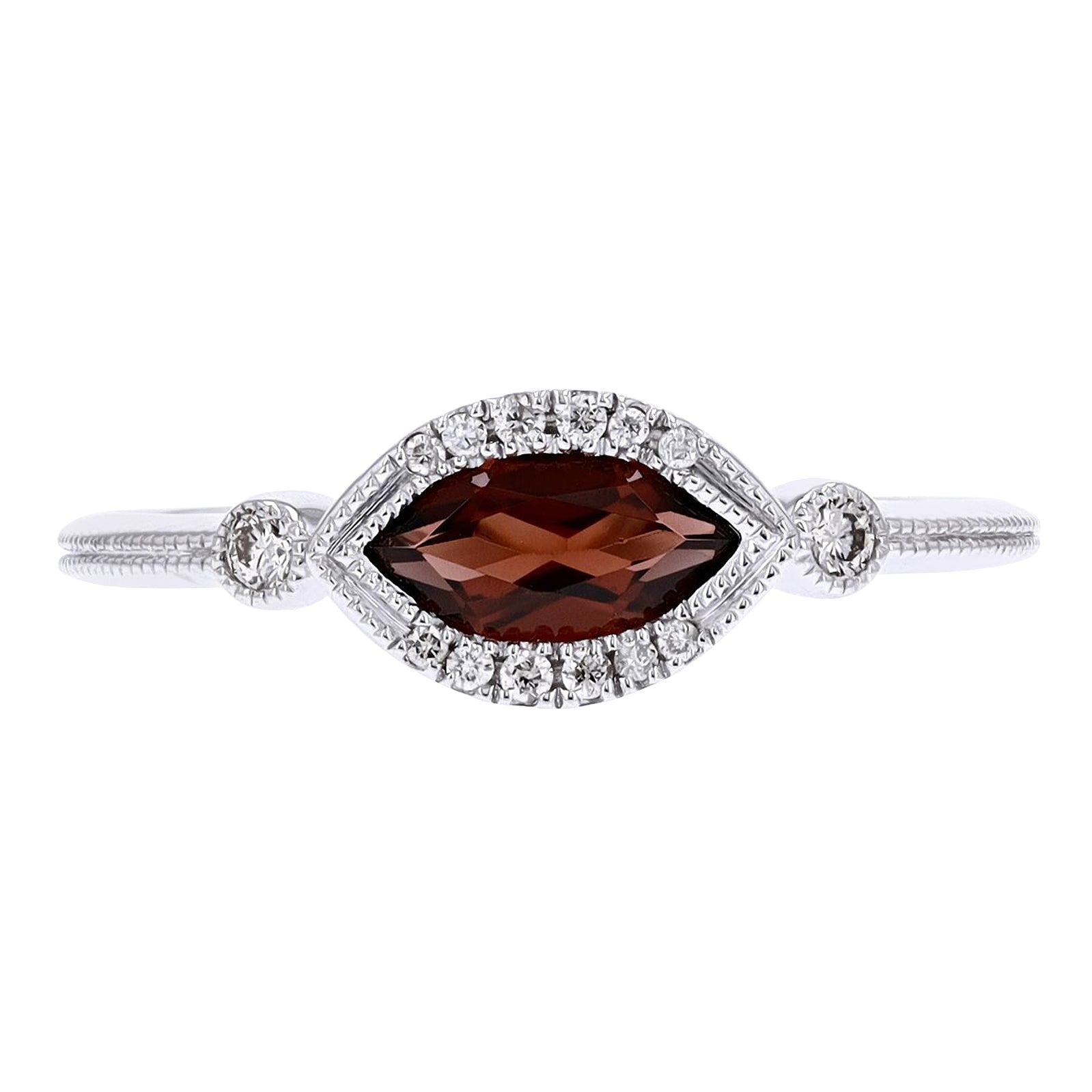 10K Marquise Gemstone Ring<p><strong>More Colors Available</p></strong>