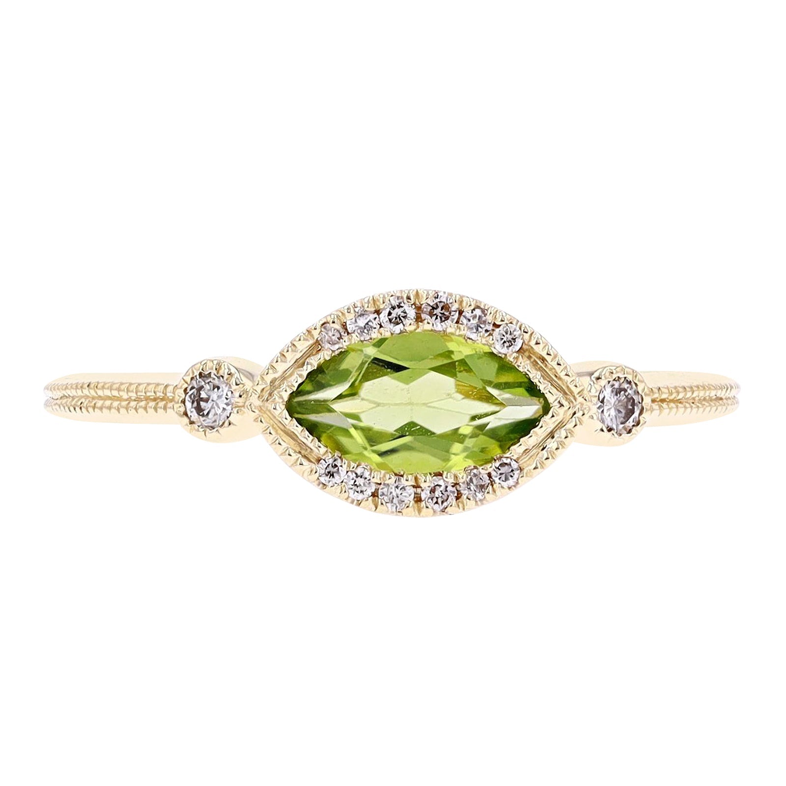 10K Marquise Gemstone Ring<p><strong>More Colors Available</p></strong>