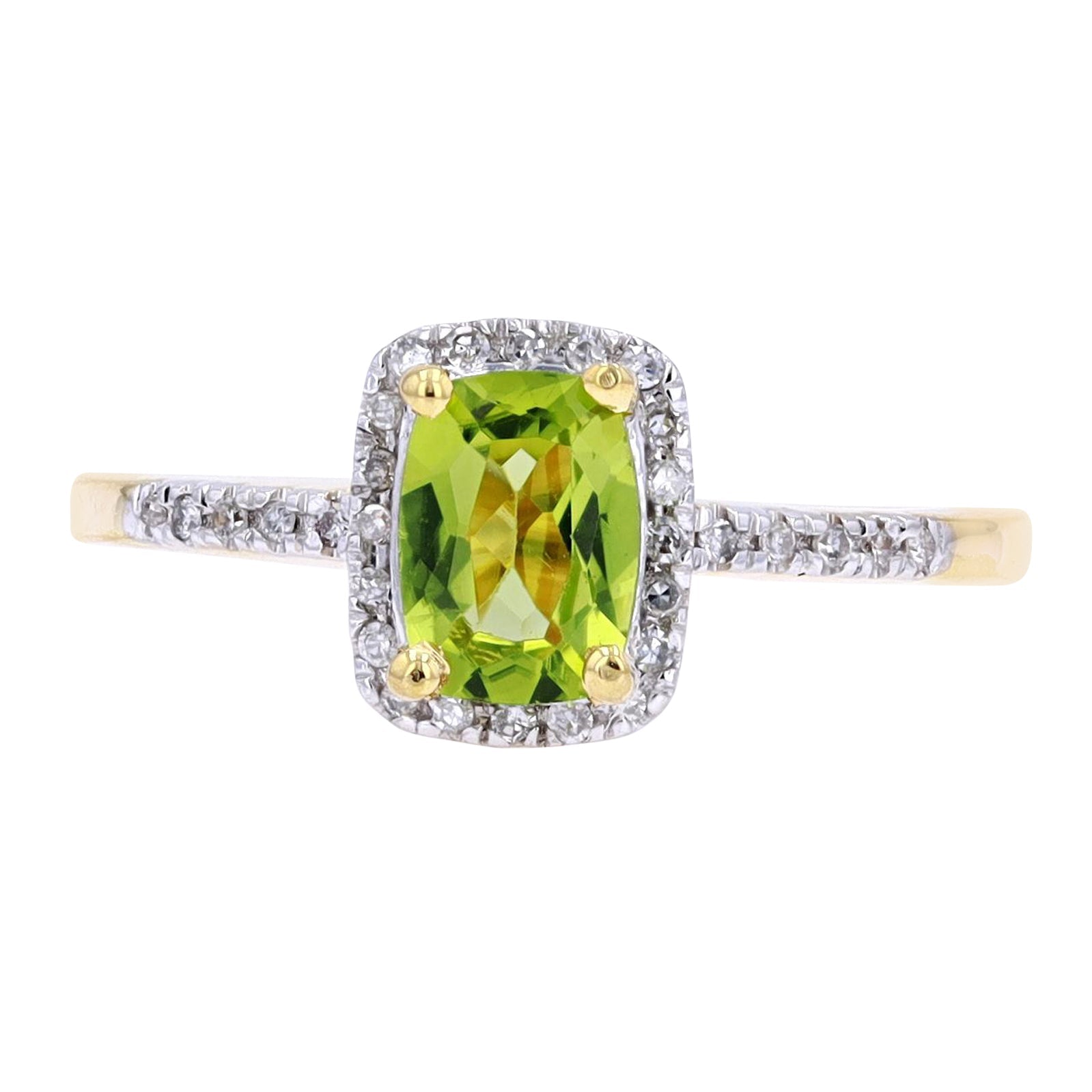 10K Gemstone Center Ring<p><strong>More Colors Available</p></strong>