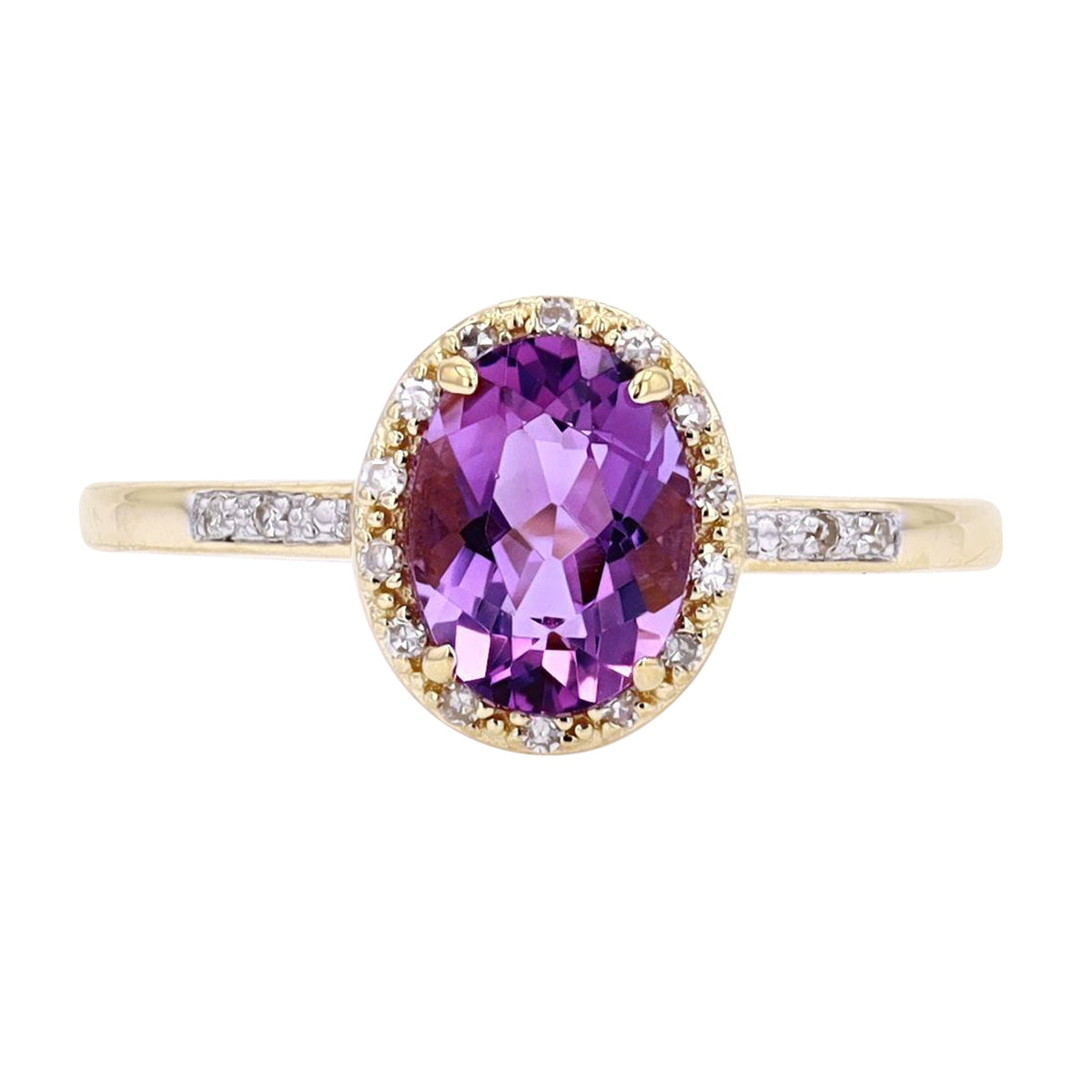14K Oval Gemstone Ring<p><strong>More Colors Available</p></strong>