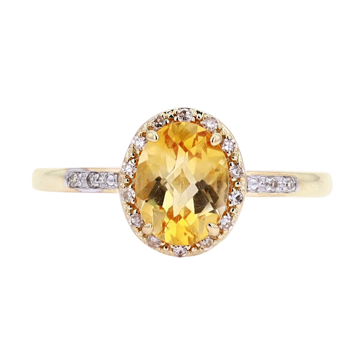 14K Oval Gemstone Ring<p><strong>More Colors Available</p></strong>