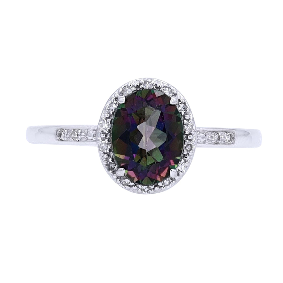 14K Oval Gemstone Ring<p><strong>More Colors Available</p></strong>
