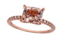 14K RG EFFY Morganite Ring