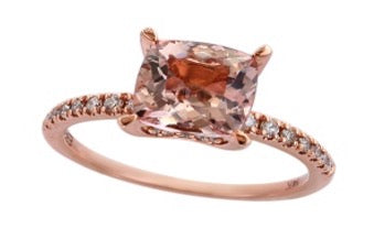 14K RG EFFY Morganite Ring