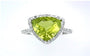 14K WG EFFY Lemon Quartz Ring