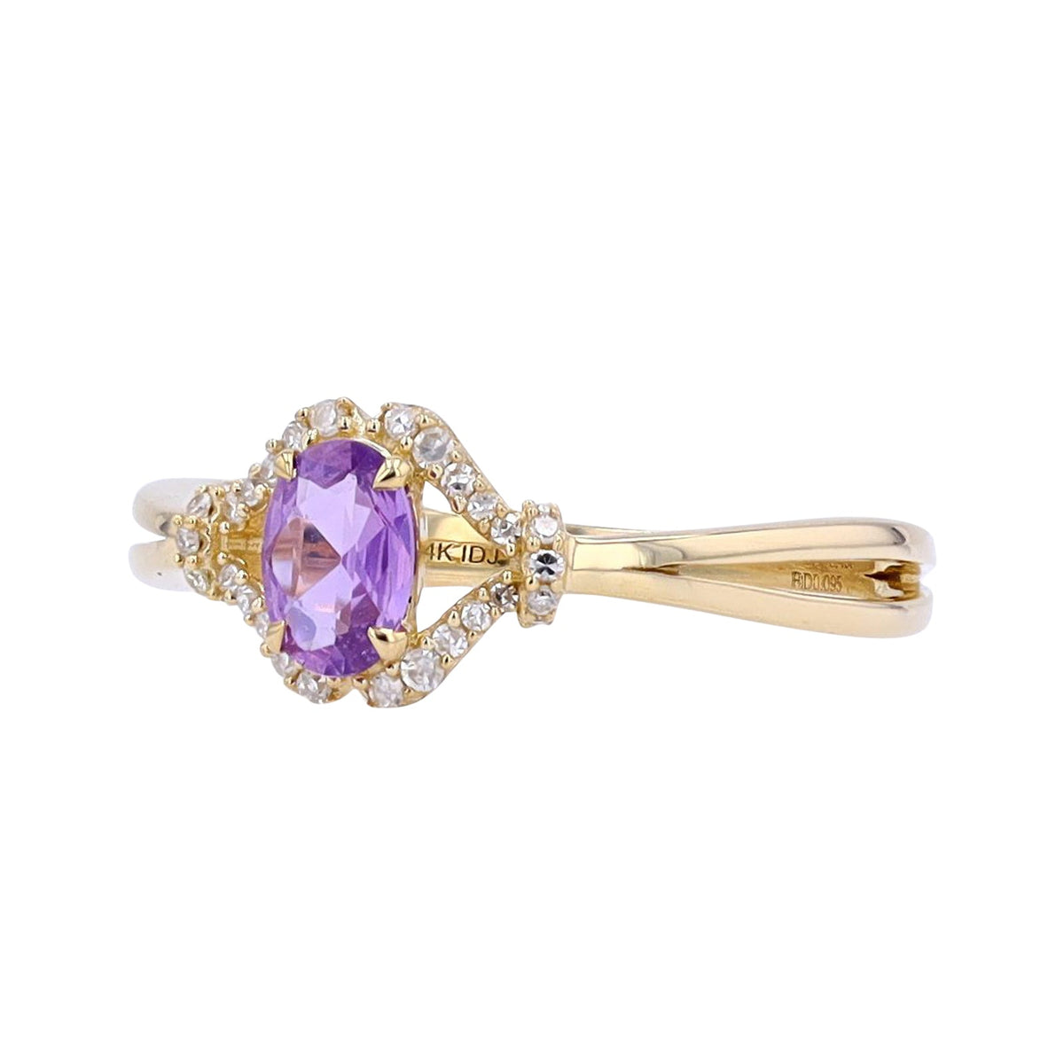 14K Gemstone & Diamond Rings<p><strong>More Colors Available</p></strong>