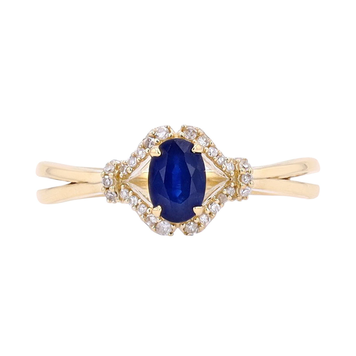 14K Gemstone & Diamond Rings<p><strong>More Colors Available</p></strong>
