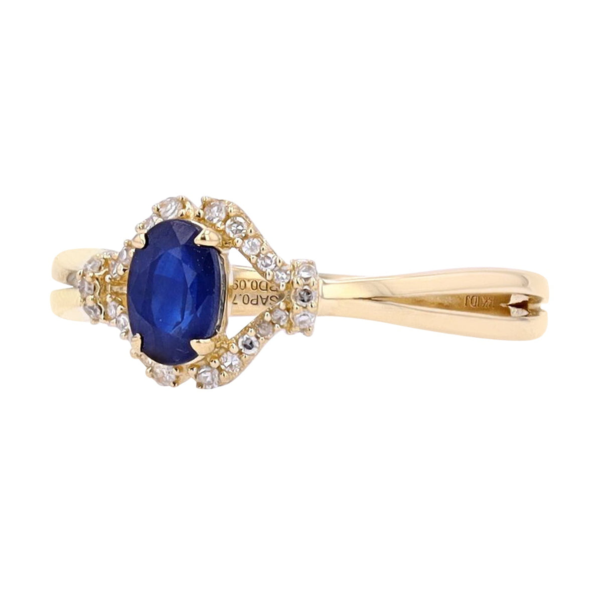 14K Gemstone & Diamond Rings<p><strong>More Colors Available</p></strong>