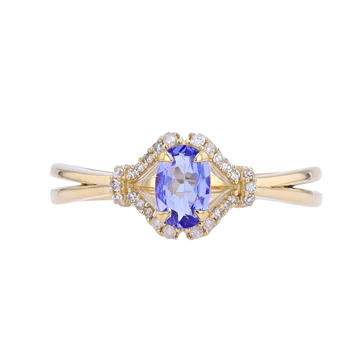 14K Gemstone & Diamond Rings<p><strong>More Colors Available</p></strong>