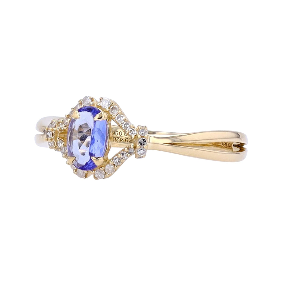 14K Gemstone & Diamond Rings<p><strong>More Colors Available</p></strong>
