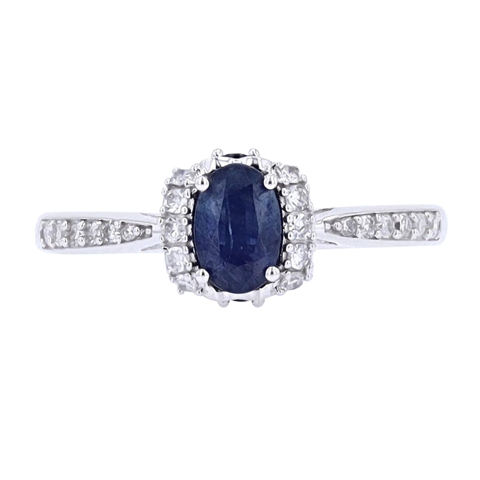14K Gemstone & Diamond Ring<p><strong>More Colors Available</p></strong>