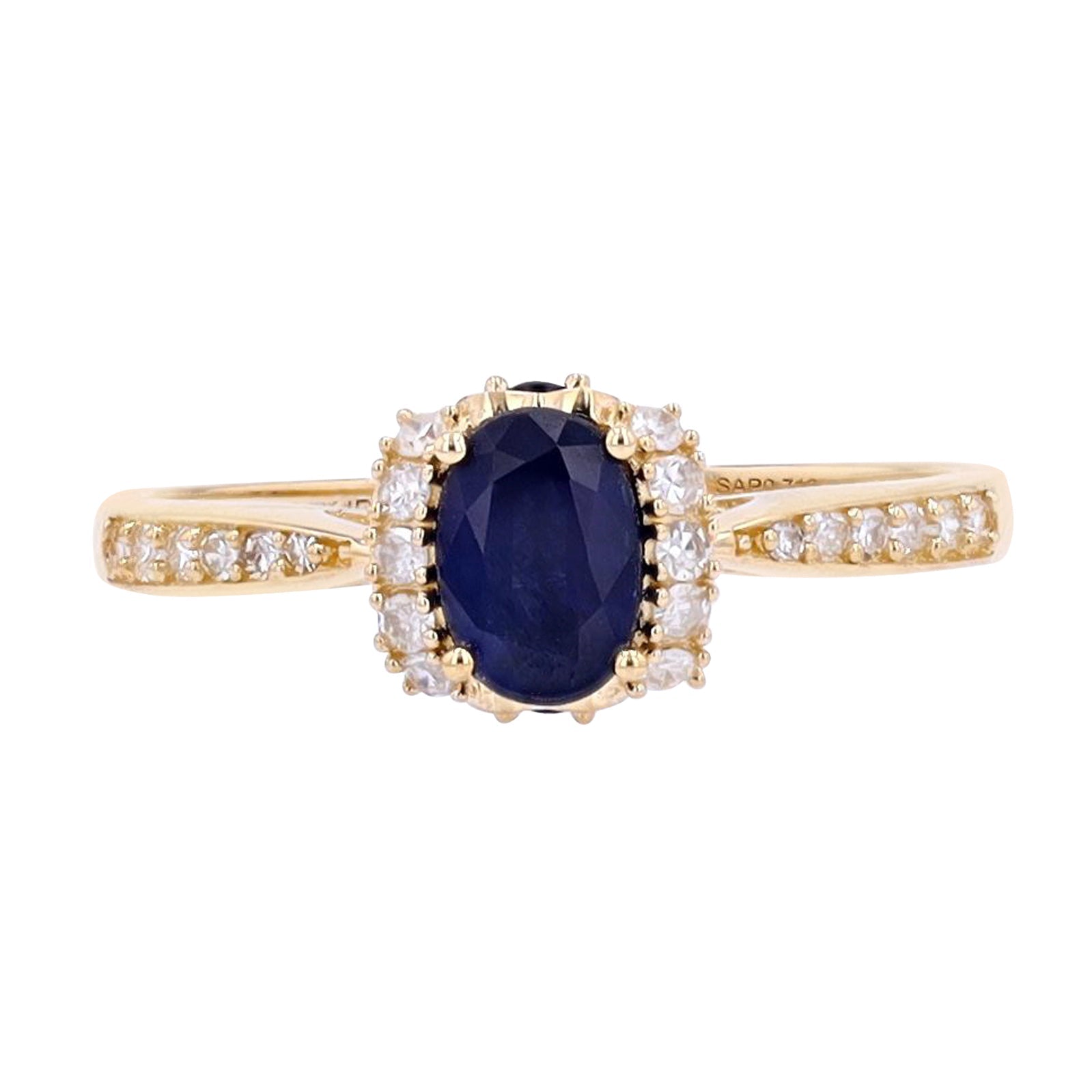 14K Gemstone & Diamond Ring<p><strong>More Colors Available</p></strong>