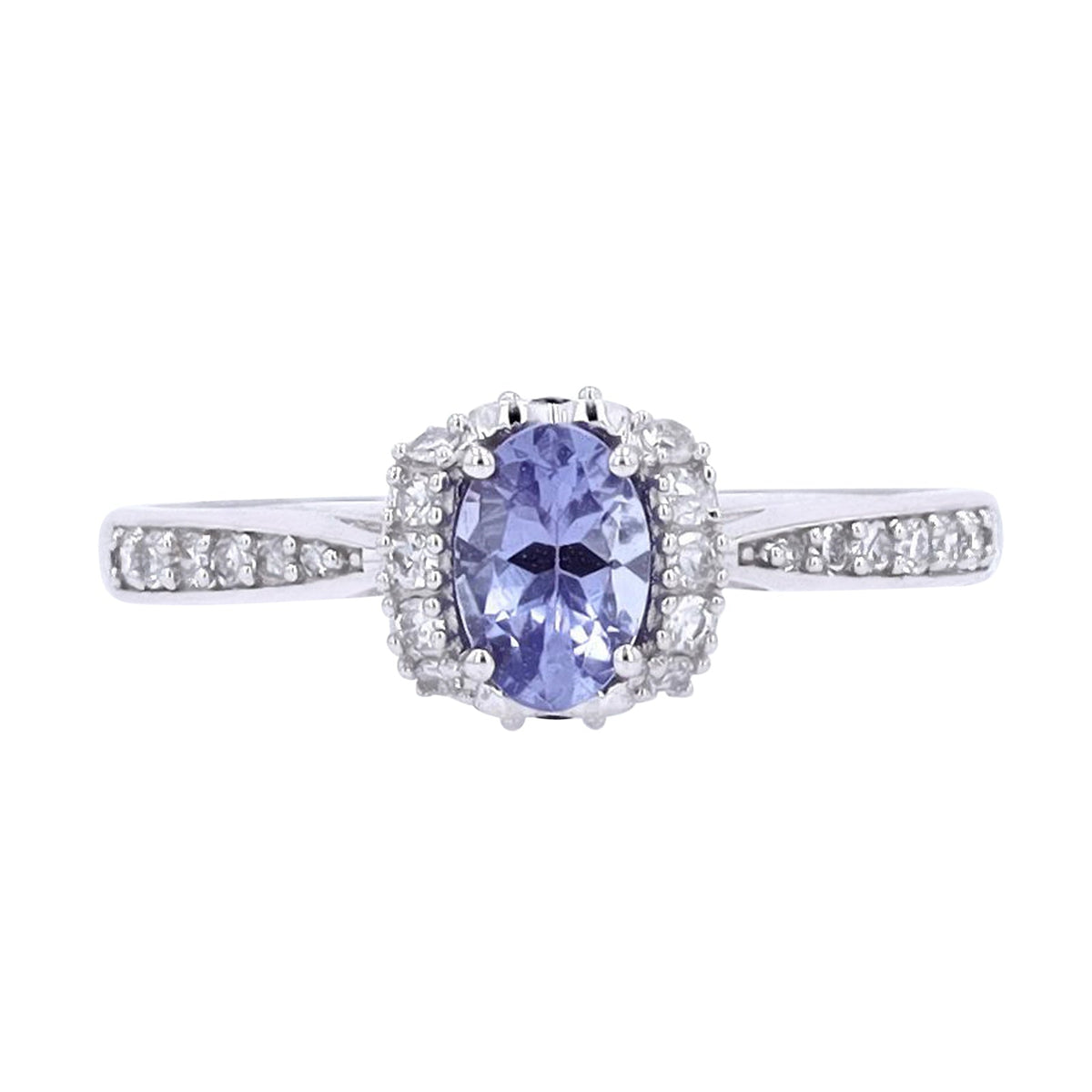 14K Gemstone & Diamond Ring<p><strong>More Colors Available</p></strong>