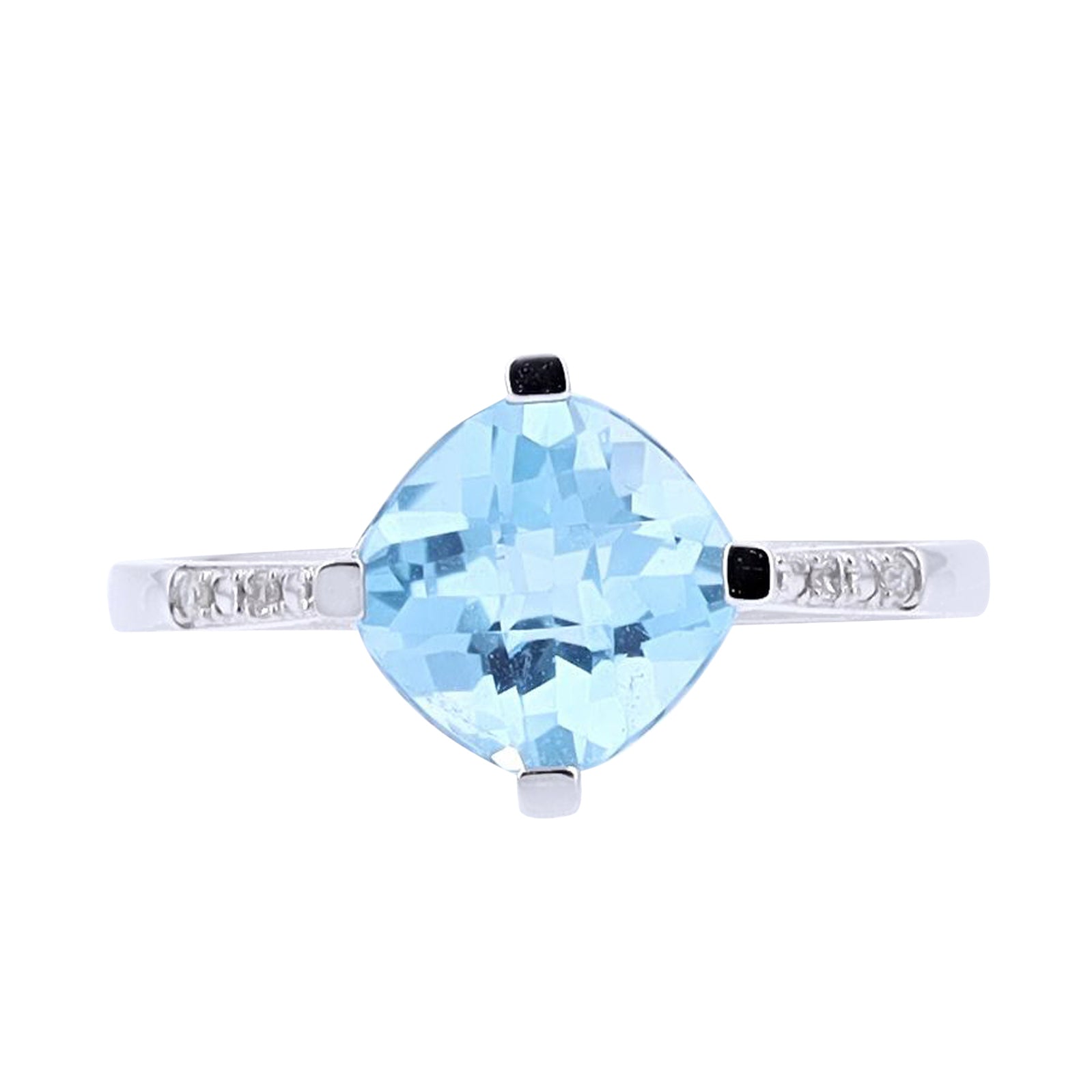10K Gemstone Center Ring<p><strong>More Colors Available</p></strong>