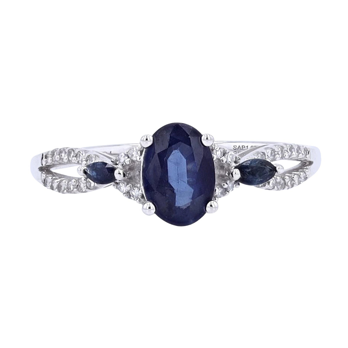 14K Gemstone & Diamond Ring<p><strong>More Colors Available</p></strong>