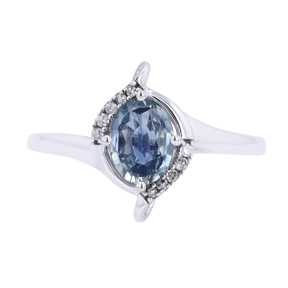 14K Gemstone & Diamond Ring<p><strong>More Colors Available</p></strong>