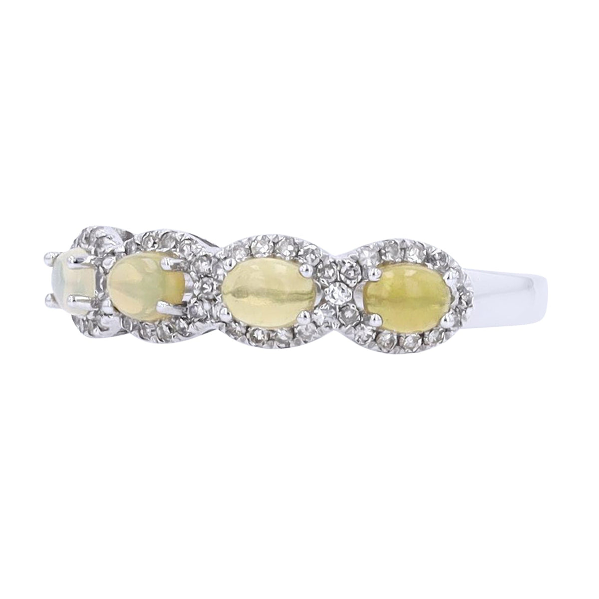 14K Four Stone Gemstone Ring<p><strong>More Colors Available</p></strong>