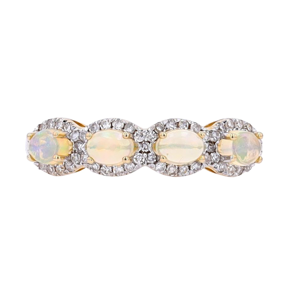 14K Four Stone Gemstone Ring<p><strong>More Colors Available</p></strong>