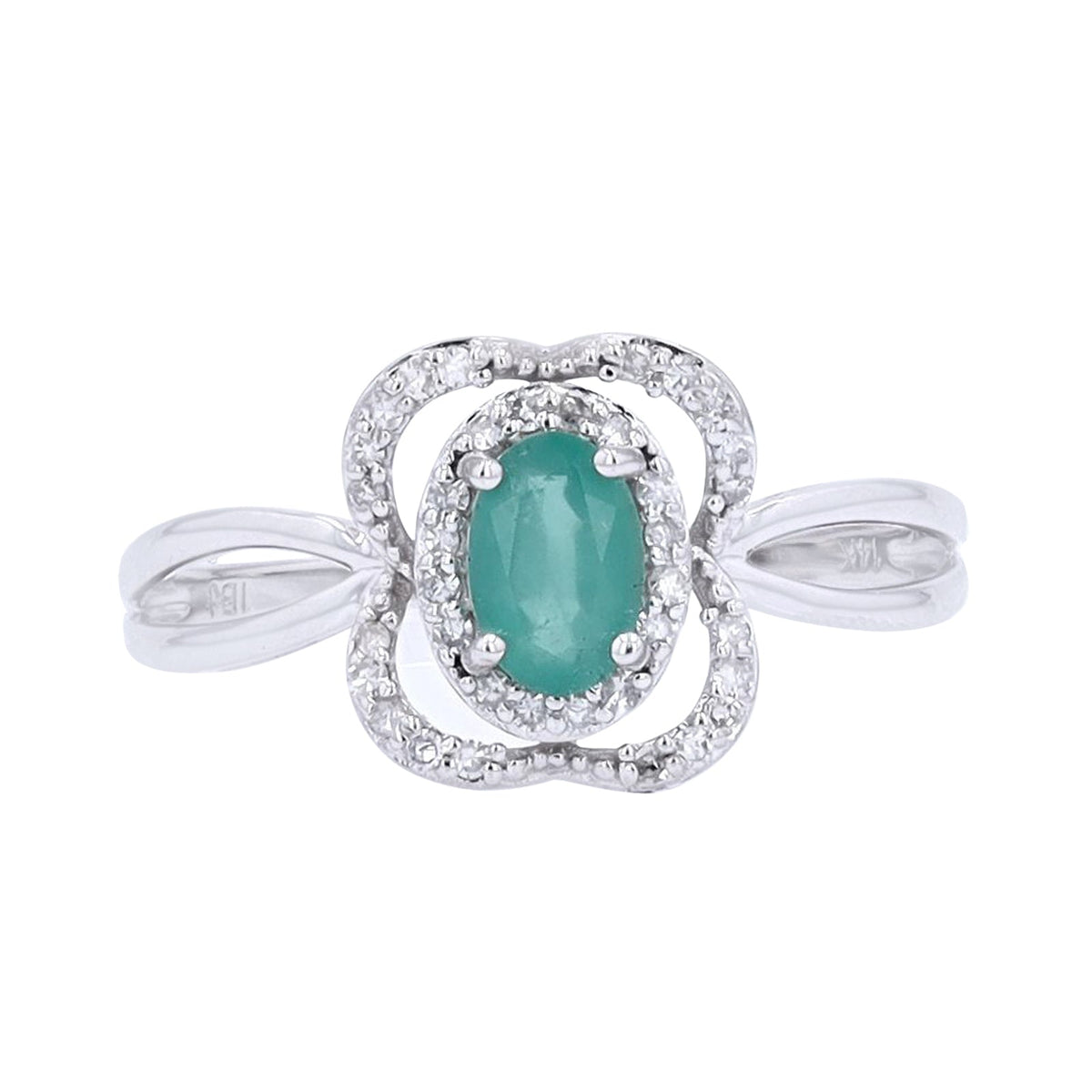 14K Oval Gemstone Ring<p><strong>More Colors Available</p></strong>