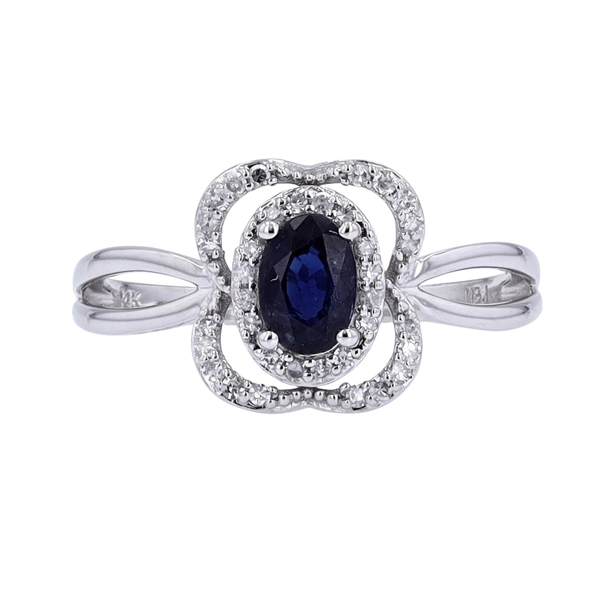 14K Oval Gemstone Ring<p><strong>More Colors Available</p></strong>