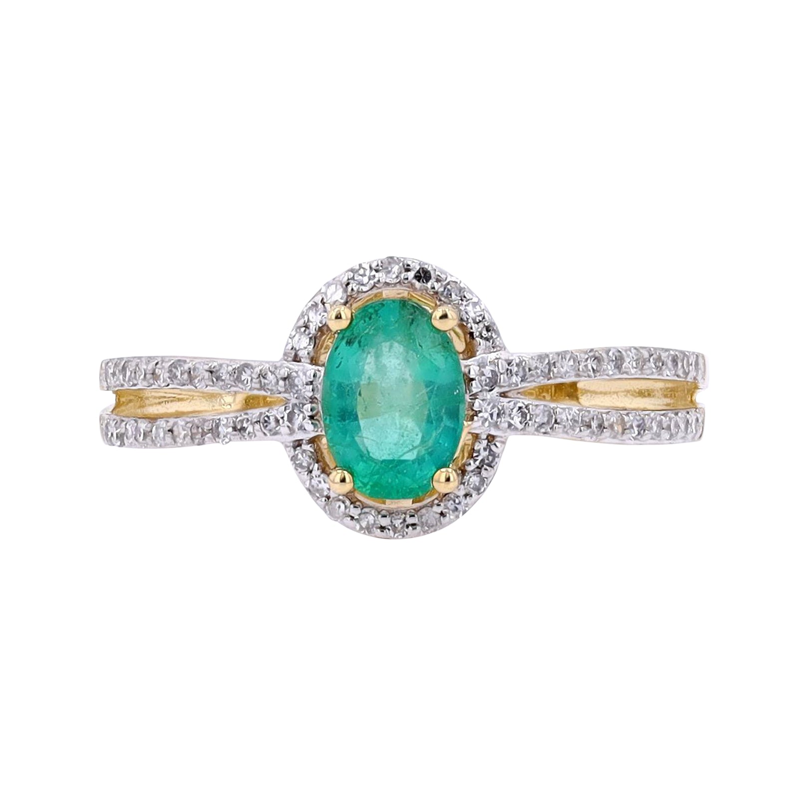 14K Gemstone Center Ring<p><strong>More Colors Available</p></strong>