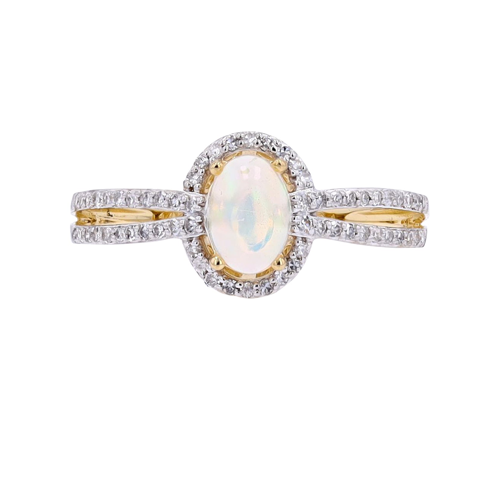 14K Gemstone Center Ring<p><strong>More Colors Available</p></strong>