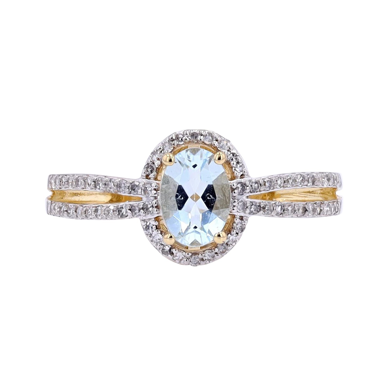 14K Gemstone Center Ring<p><strong>More Colors Available</p></strong>