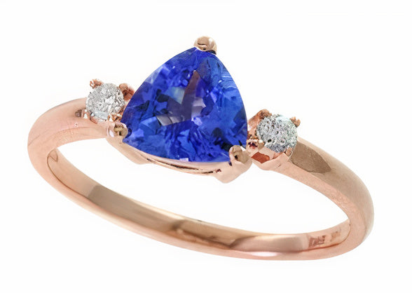 14K EFFY RG 1.02 CT Tanzanite Center Ring