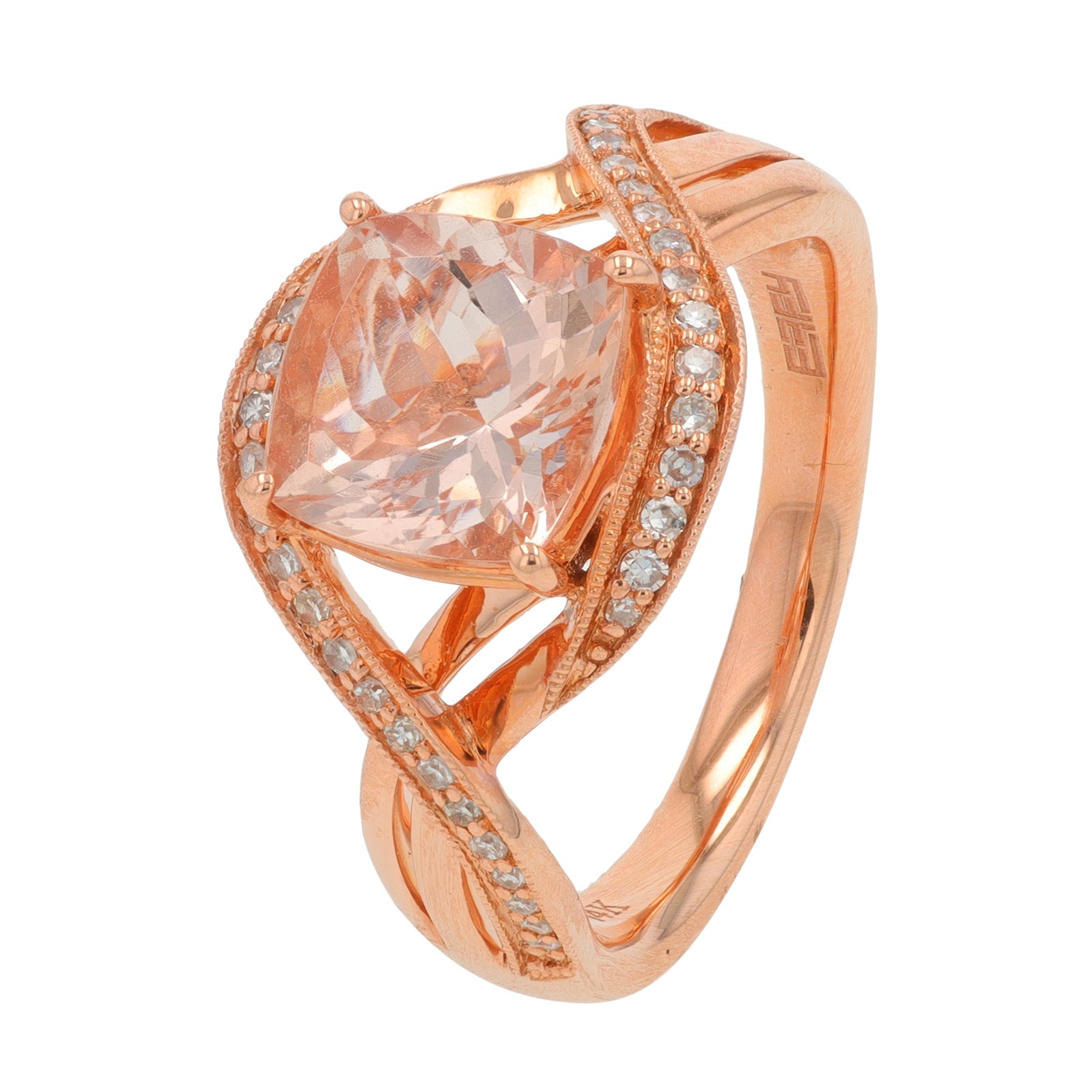 14K EFFY RG 1.65 CT Morganite Ring