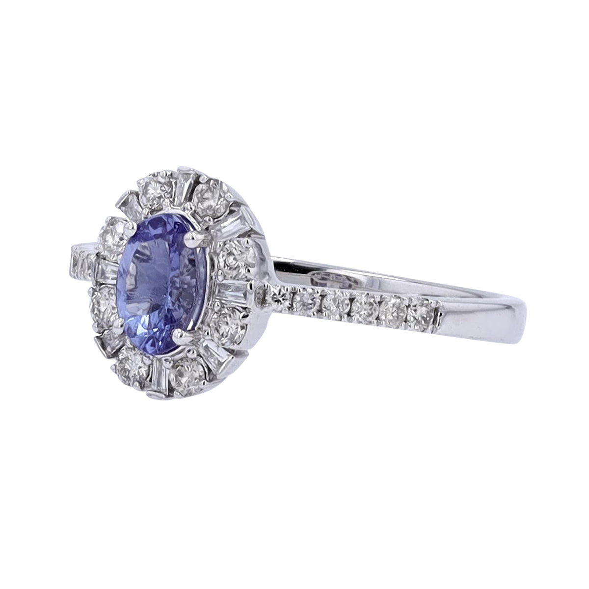 10K WG Tanzanite Oval Ring