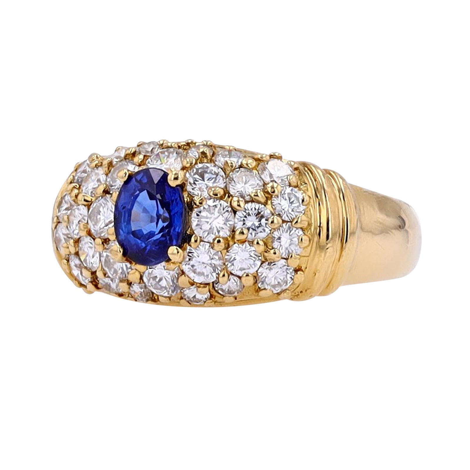 18K YG .60 CT Sapphire Center Ring<p><strong>$829</p></strong>