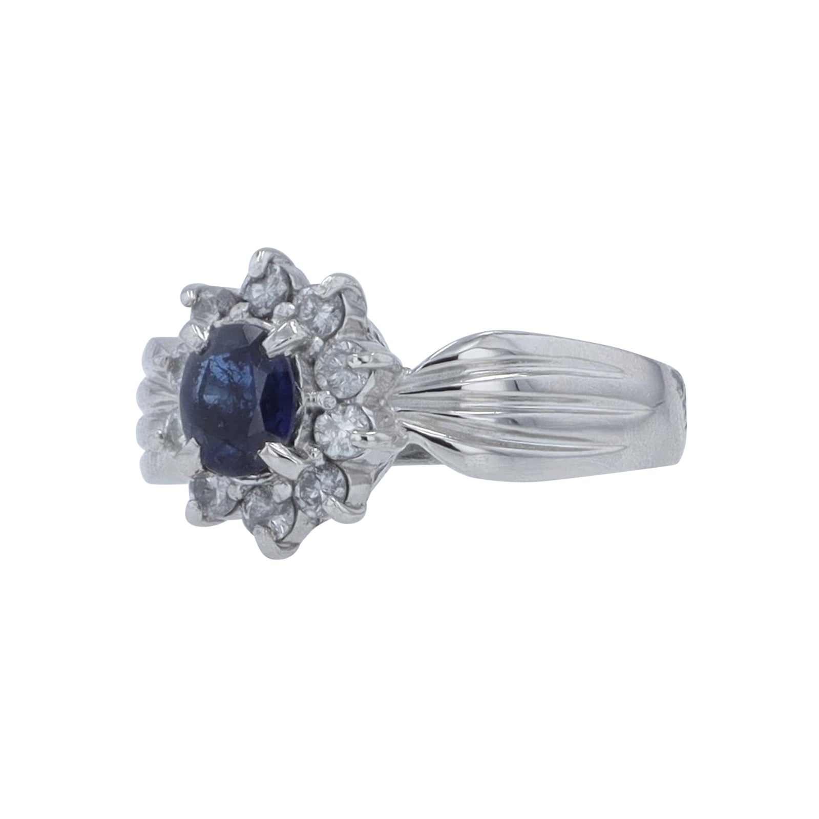 PT900 .57 CT Sapphire Ring