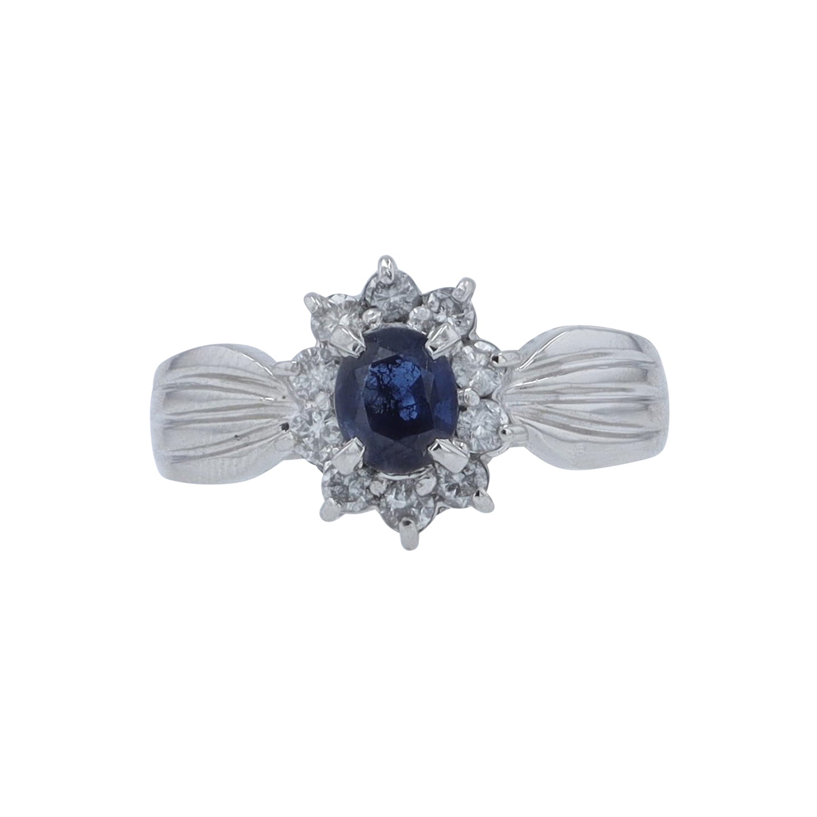 PT900 .57 CT Sapphire Ring