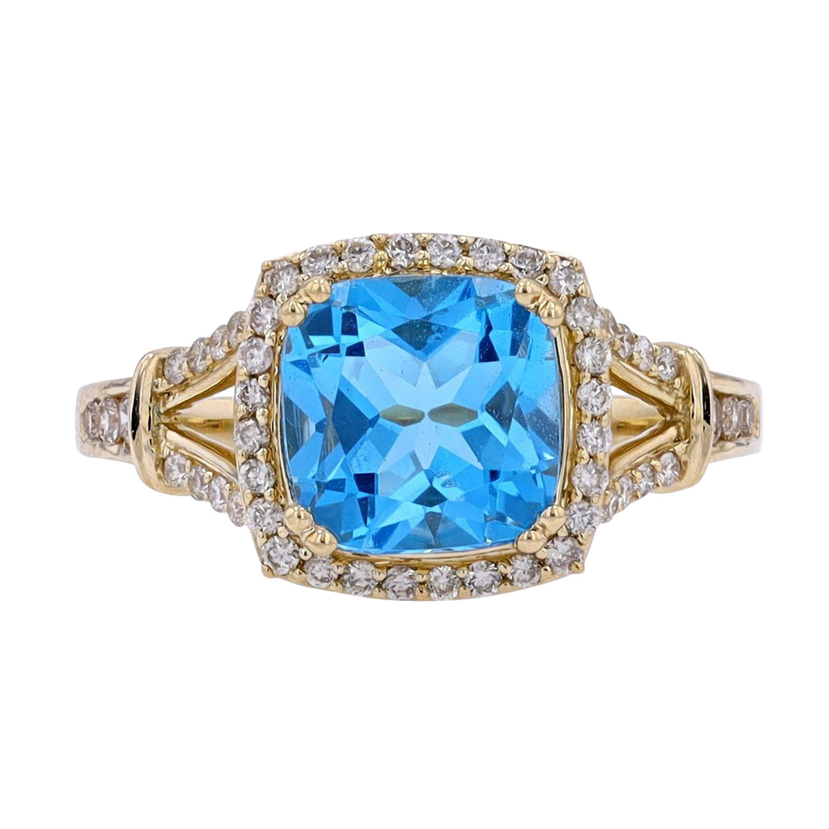10K YG Gemstone Center Ring<p><strong>More Colors Available</p></strong>