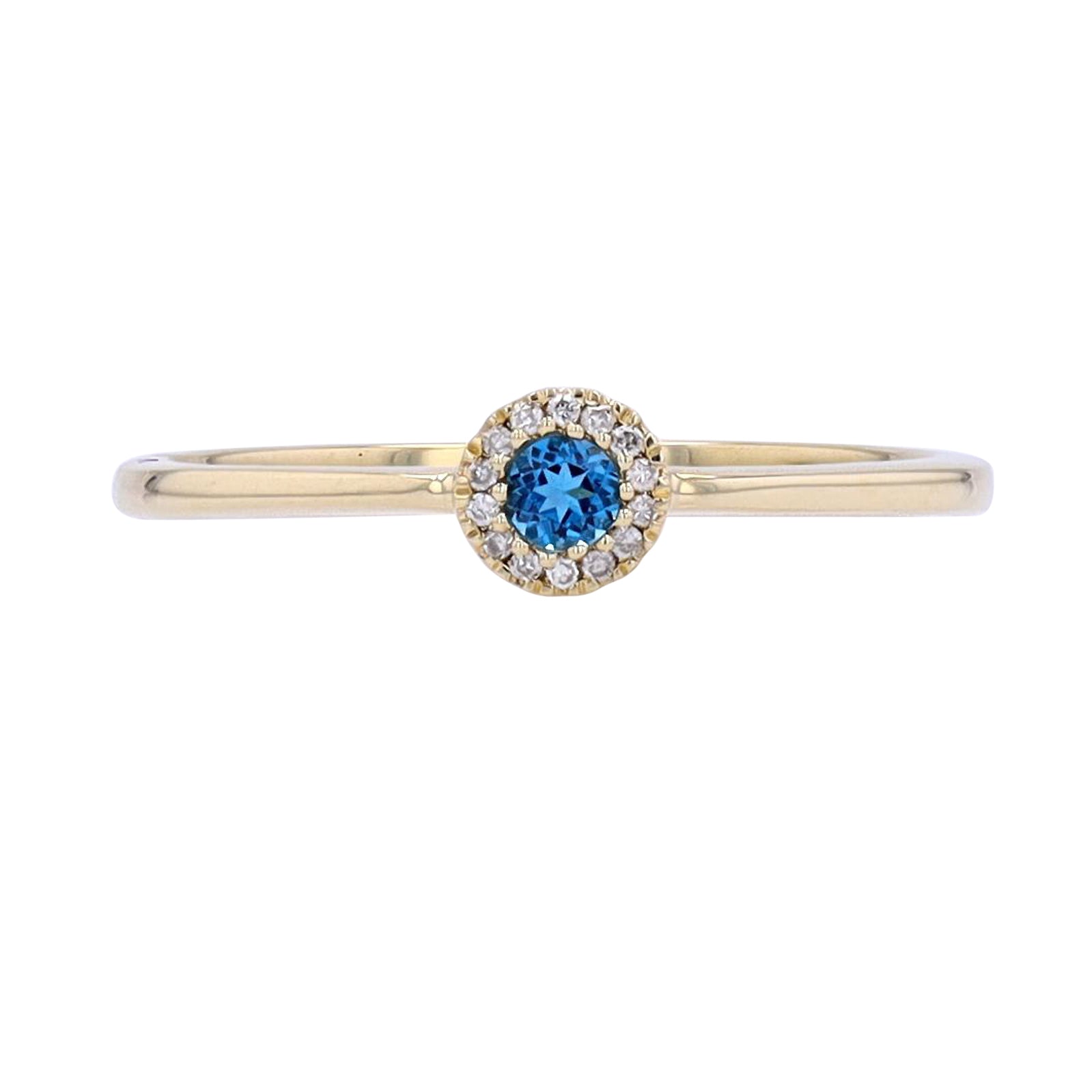 10K Gemstone Center Ring<p><strong>More Colors Available</p></strong>