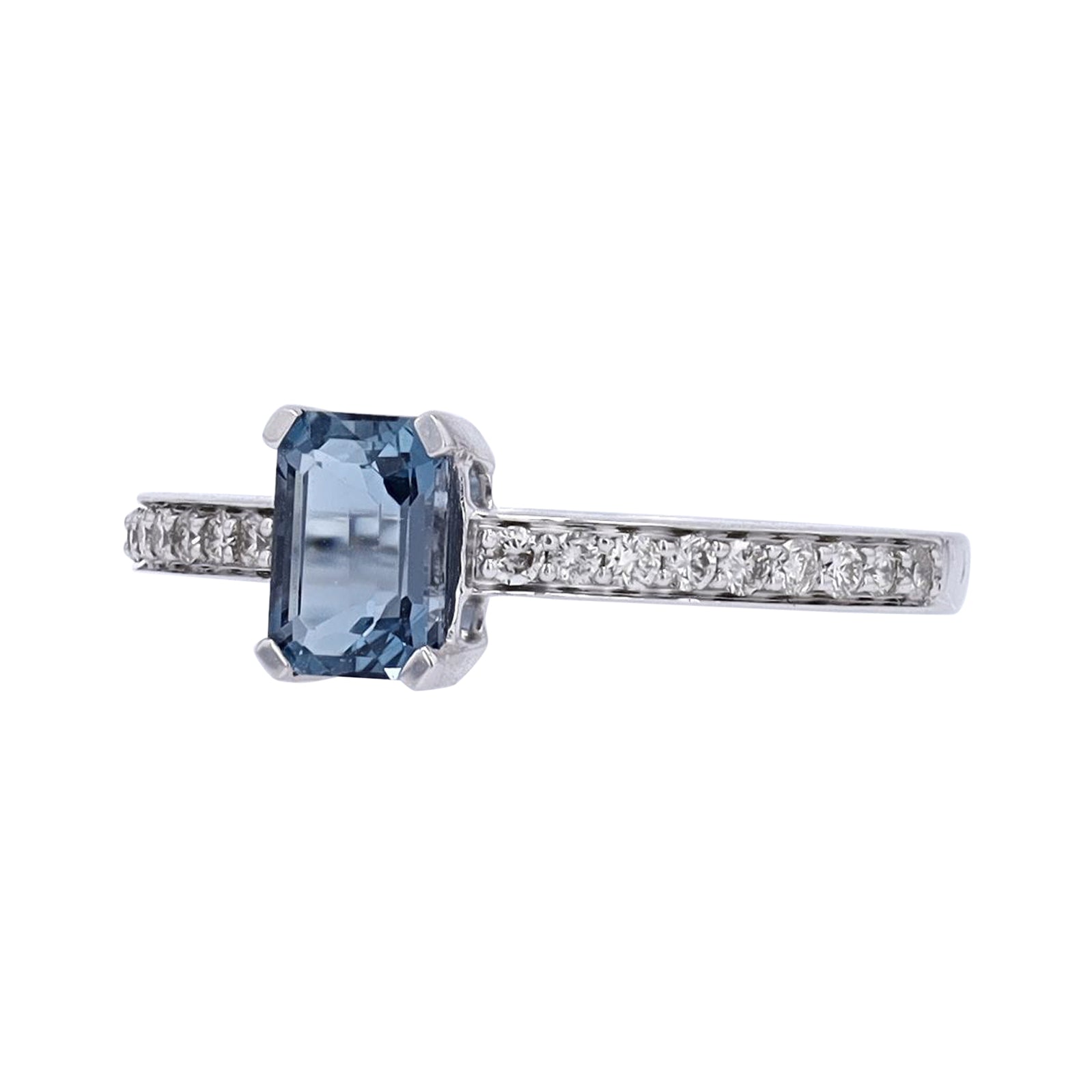 10K WG Solitaire Gemstone Ring<p><strong>More Colors Available</p></strong>