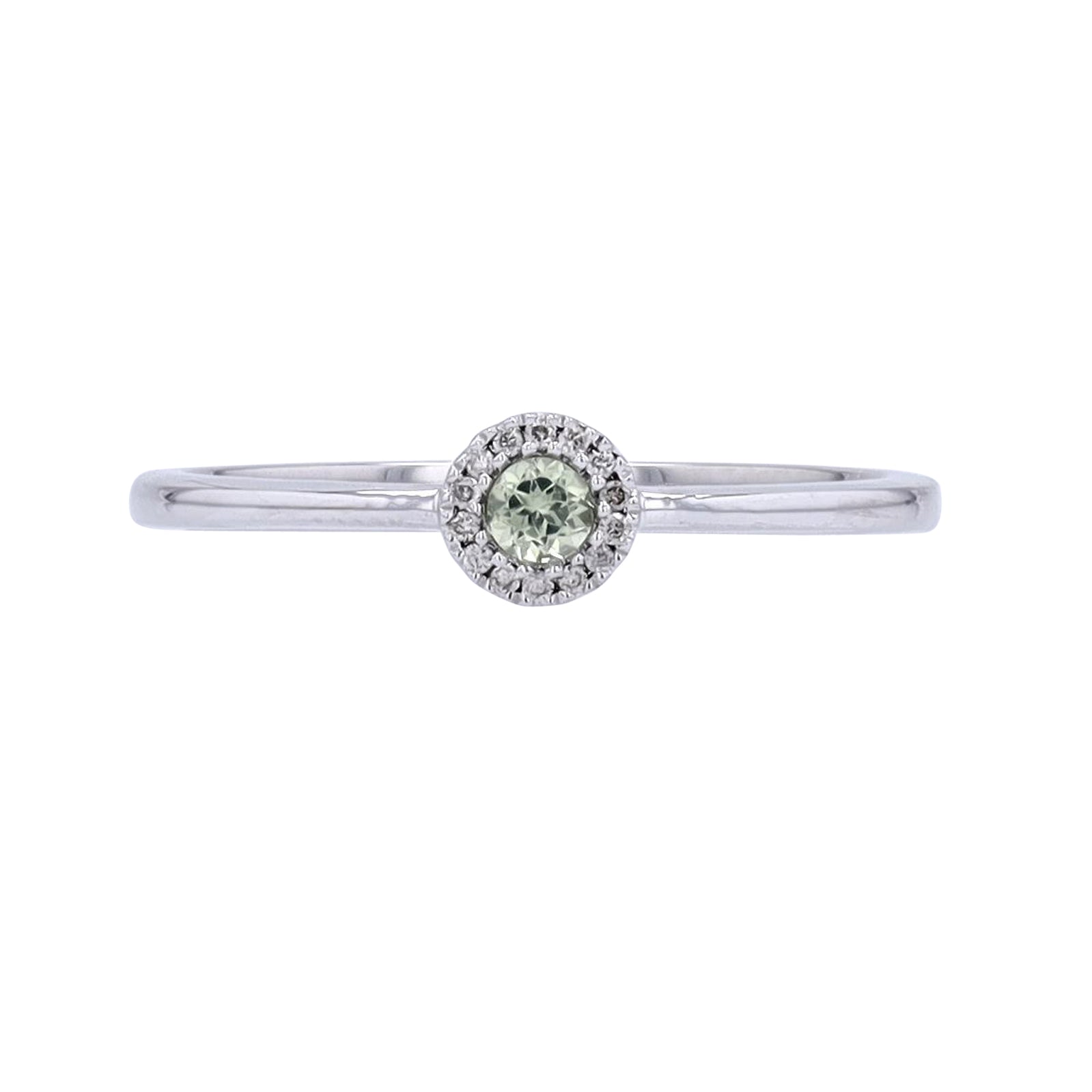 10K Gemstone Center Ring<p><strong>More Colors Available</p></strong>