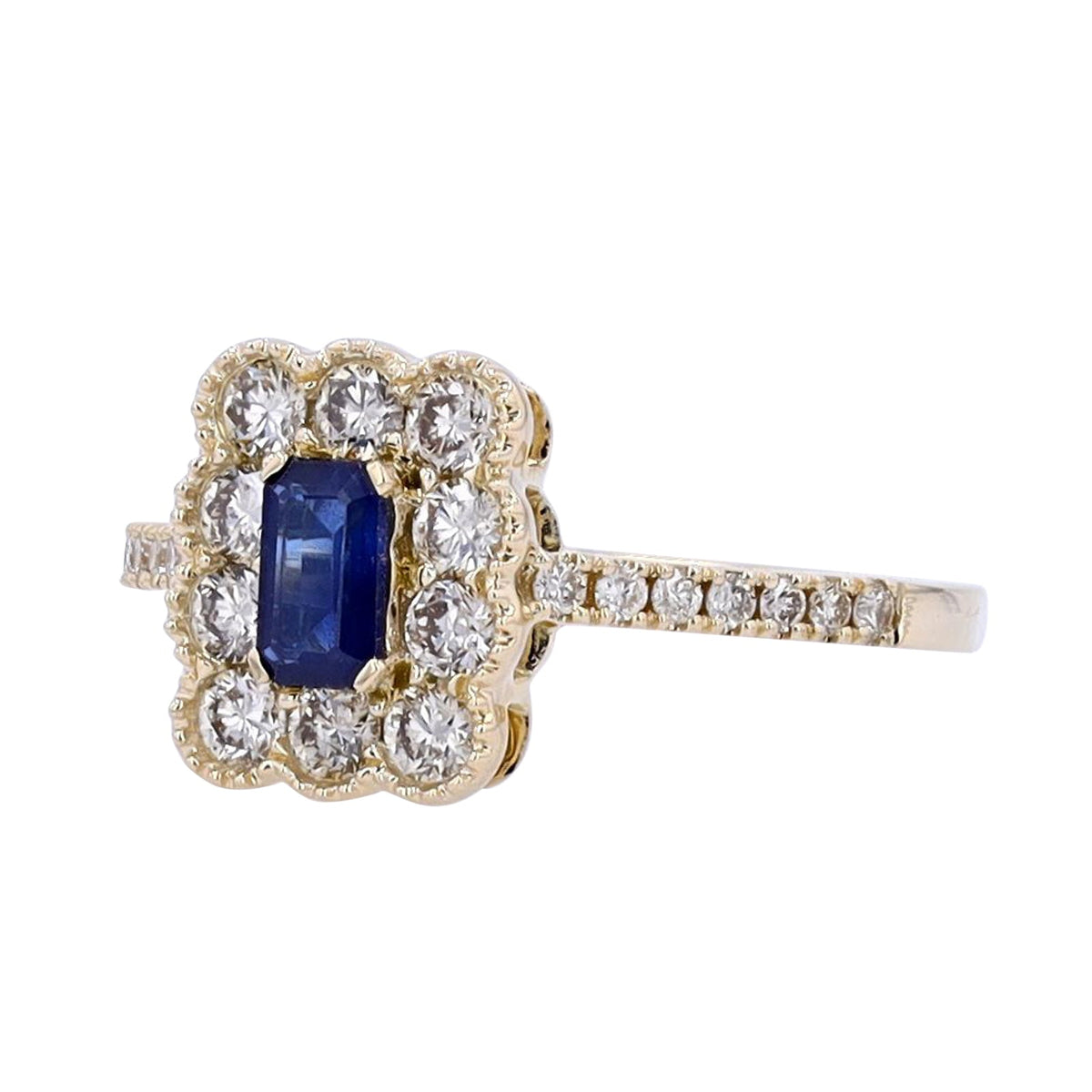 14K YG Gemstone Center Ring<p><strong>More Colors Available</p></strong>