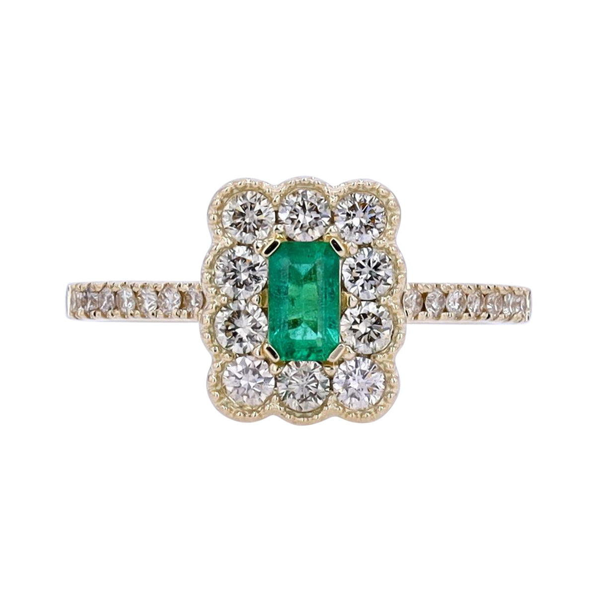 14K YG Gemstone Center Ring<p><strong>More Colors Available</p></strong>