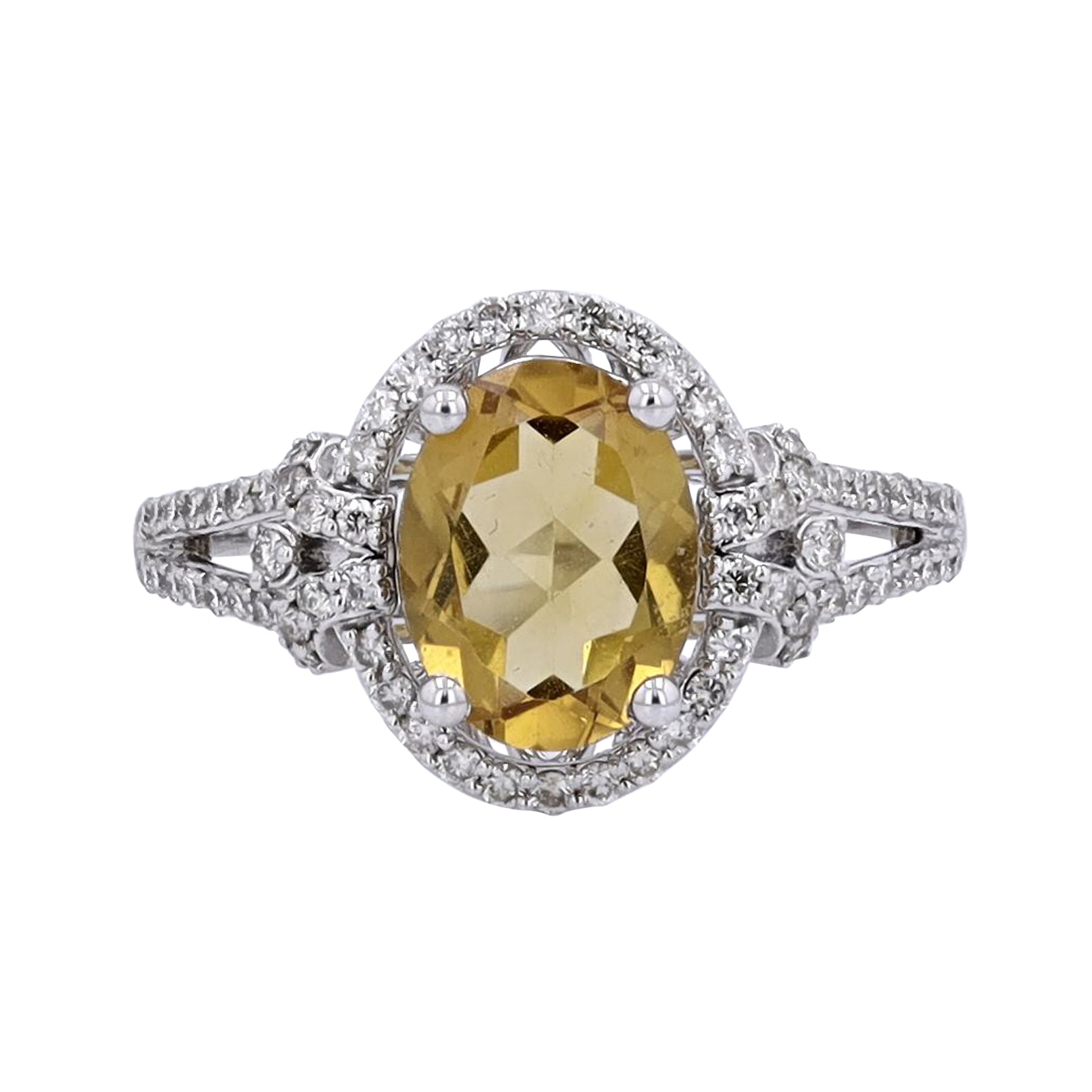 10K Oval Citrine Ring<p><strong>More Colors Available</p></strong>