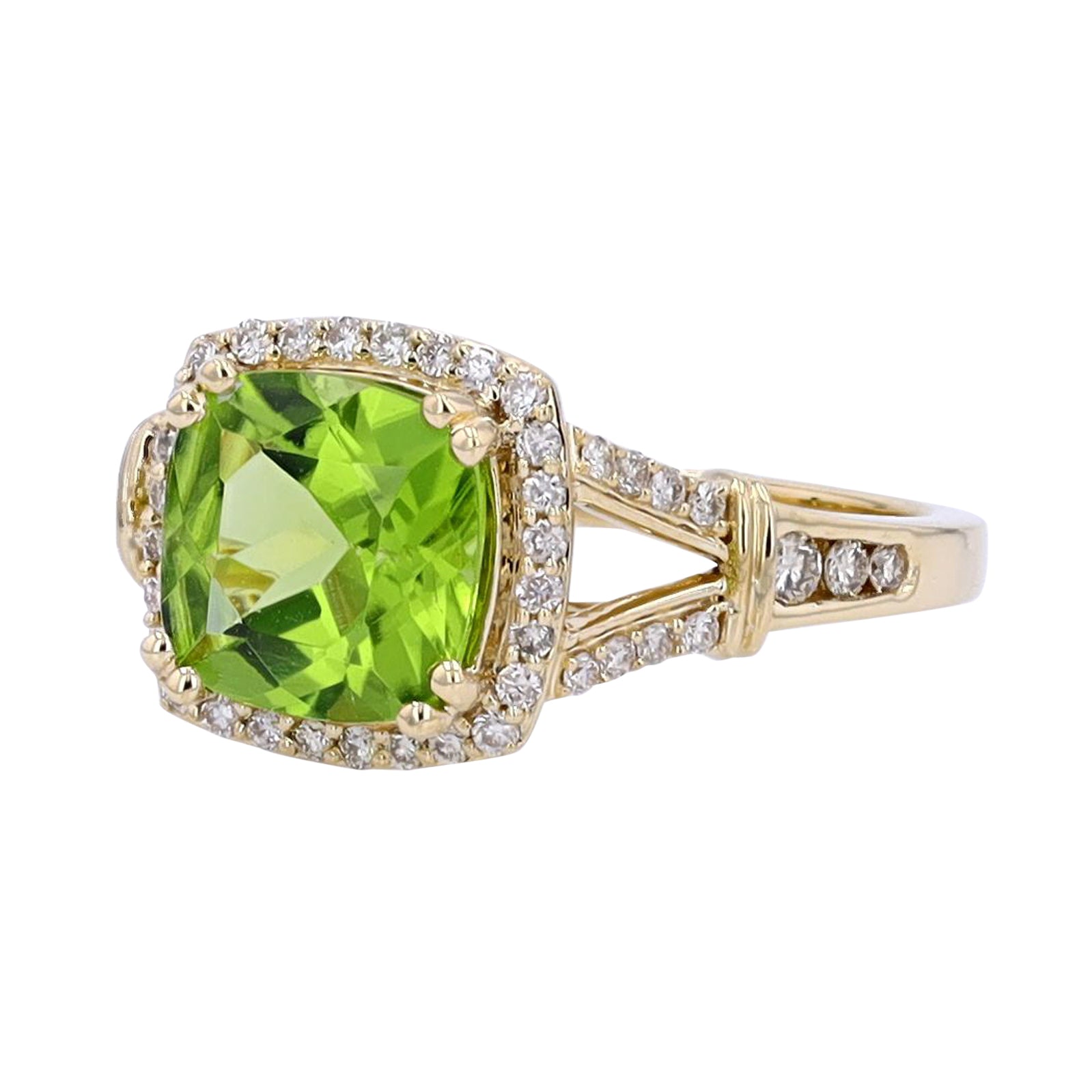 10K YG Gemstone Center Ring<p><strong>More Colors Available</p></strong>