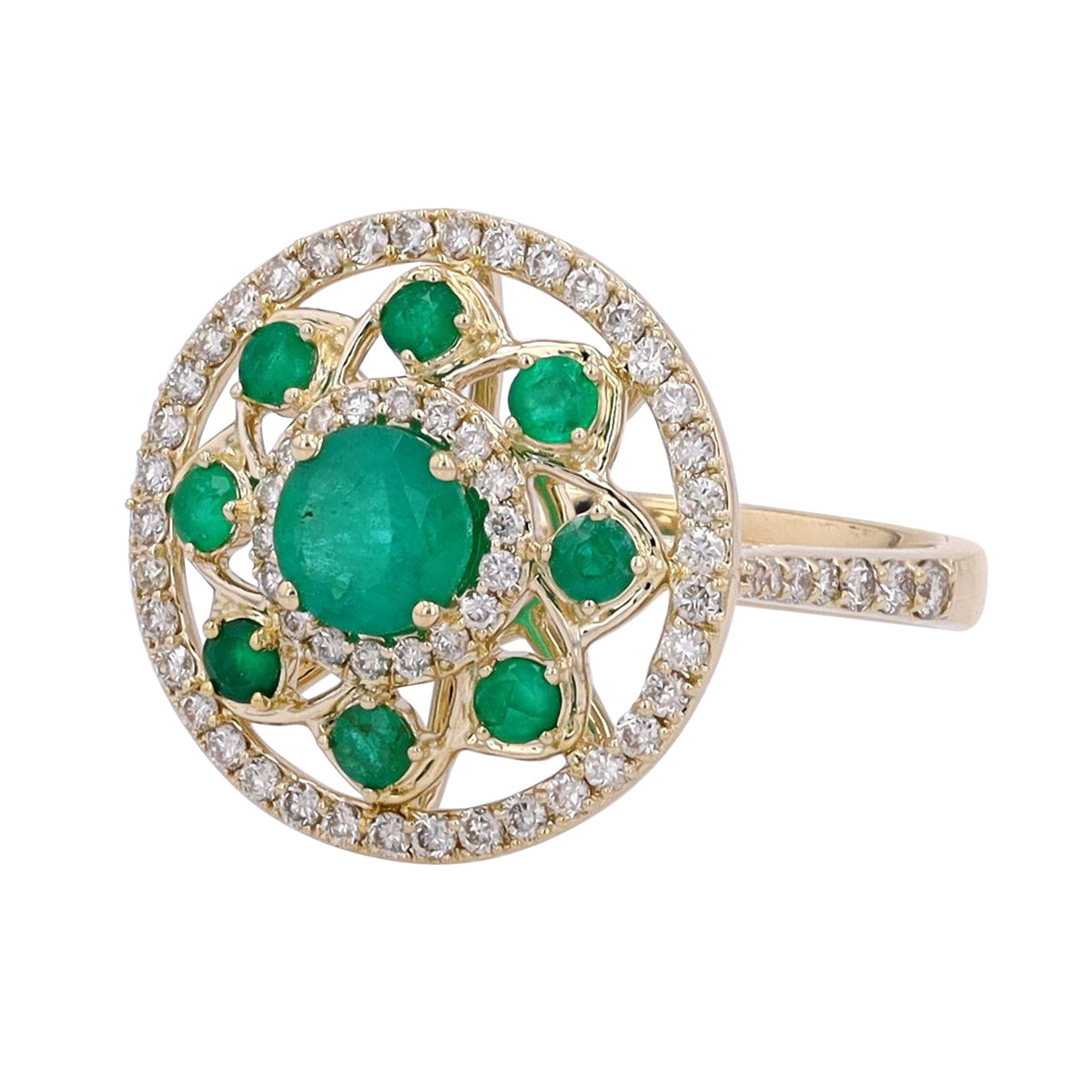 14K YG Gemstone Cocktail Ring<p><strong>More Colors Available</p></strong>