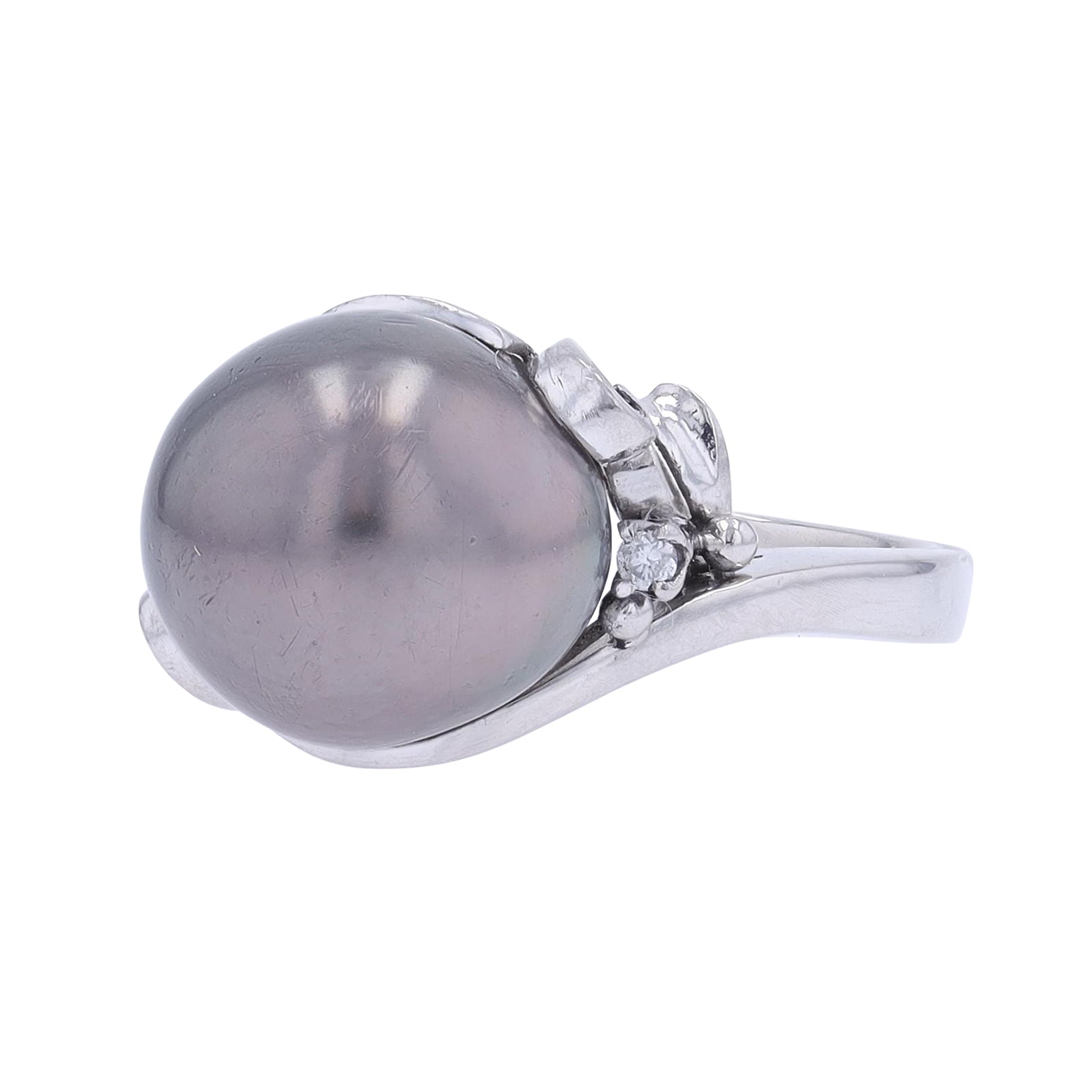 PT900 Tahitian Pearl Ring