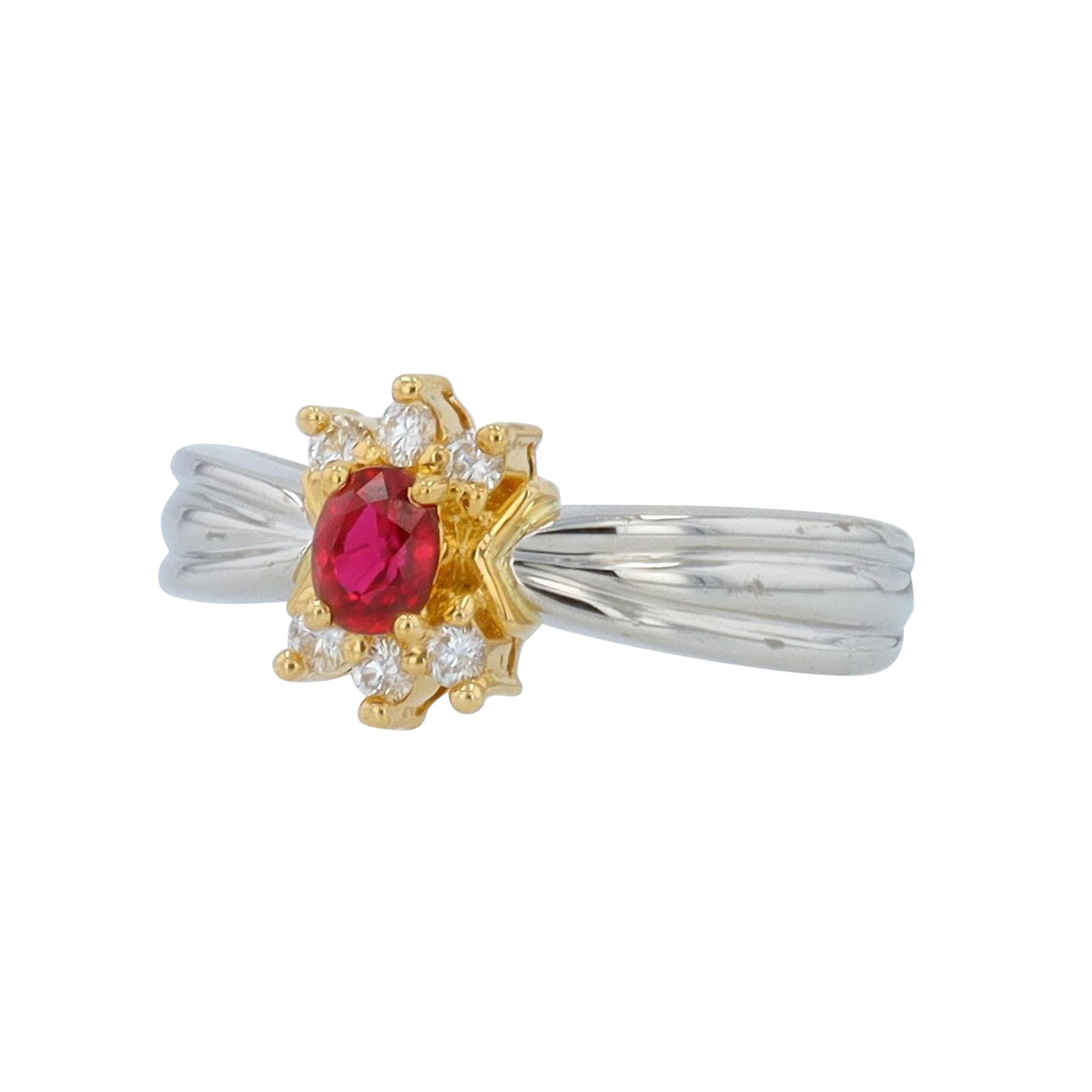PT900 .32 CT Ruby Ring