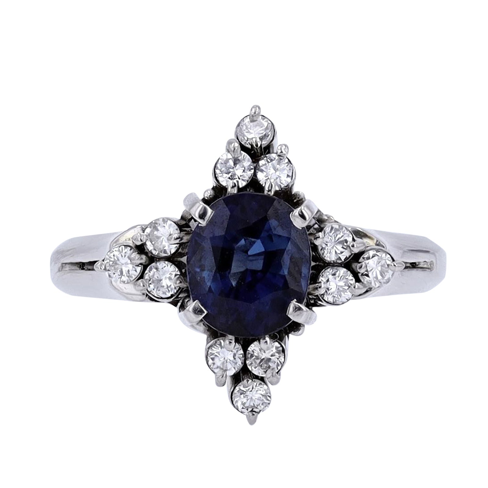 PT900 1.34 CT Sapphire Center Ring