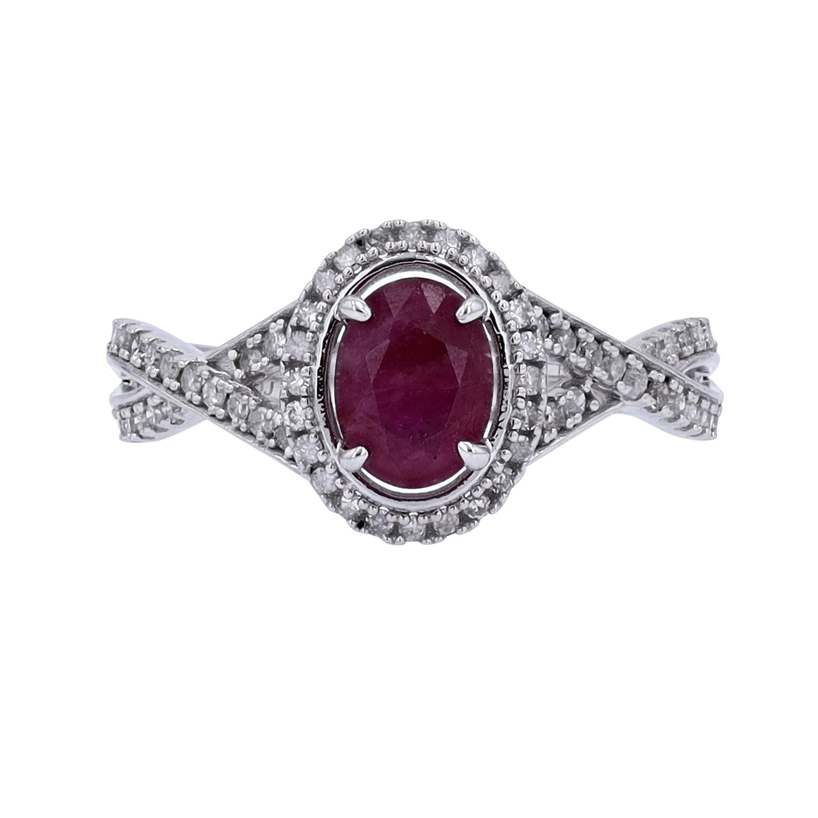 14K 1 CT Gemstone Center Ring<p><strong>More Colors Available</p></strong>