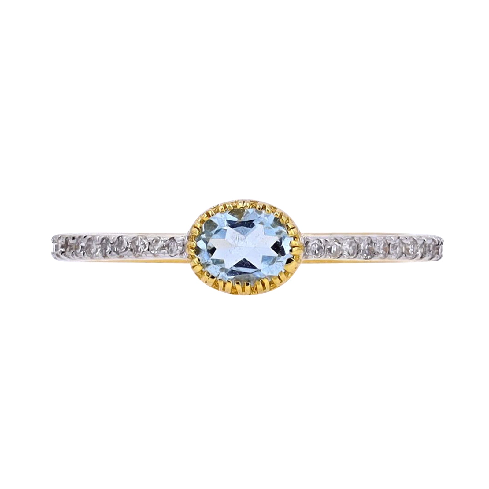 10K Oval Gemstone Ring<p><strong>More Colors Available</p></strong>