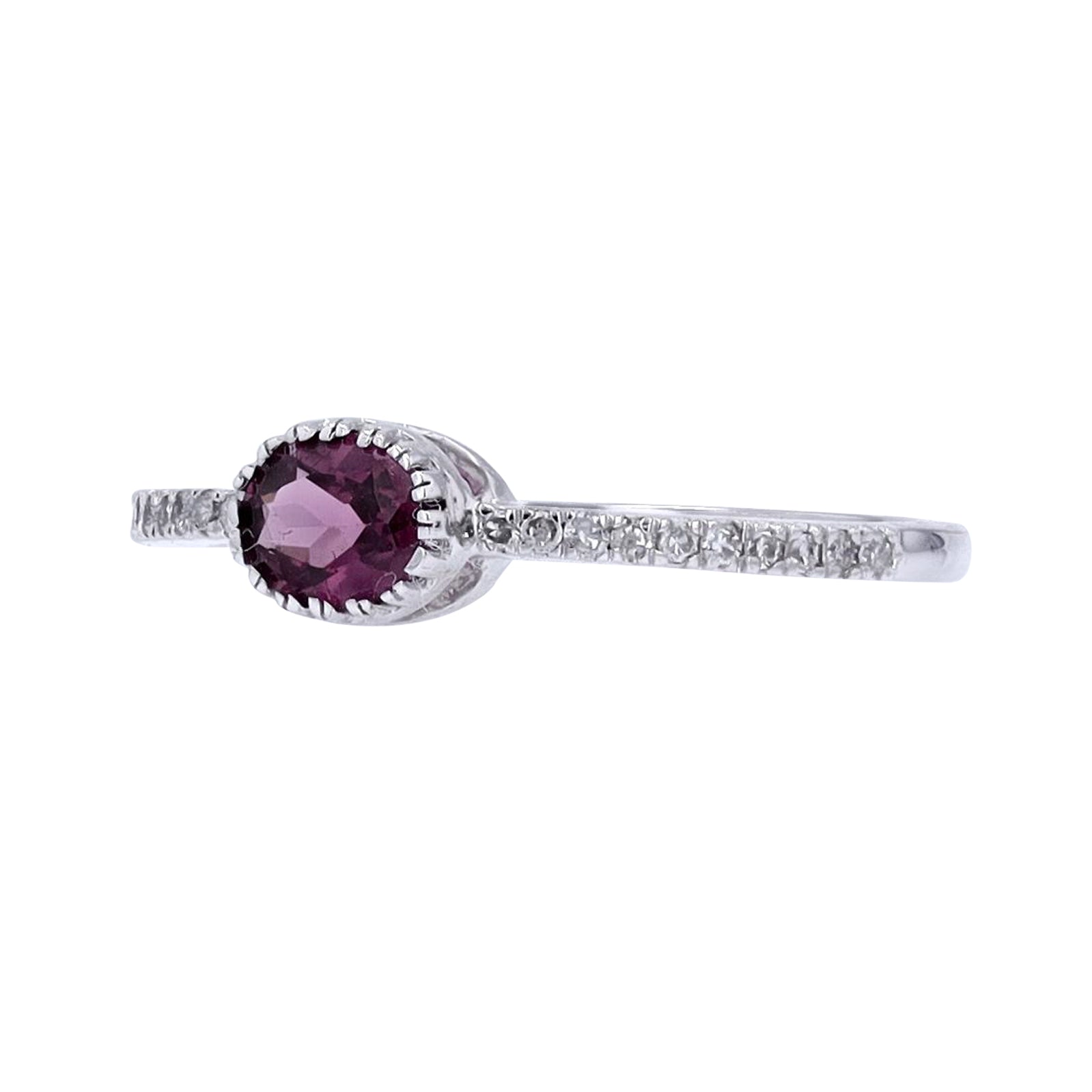 10K Oval Gemstone Ring<p><strong>More Colors Available</p></strong>